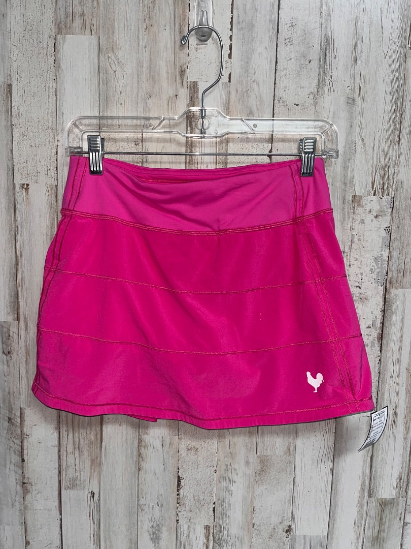 PINK LULULEMON SZ4 TIER SKIRT, LADIES S