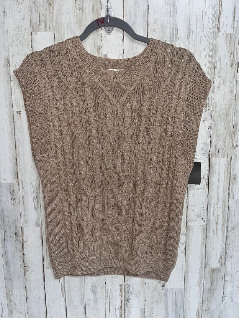 BROWN BIBI KNIT VEST, LADIES S
