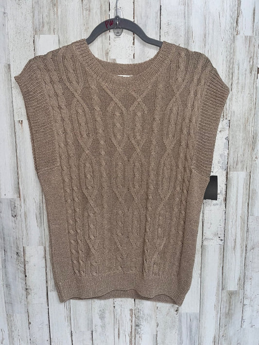 BROWN BIBI KNIT VEST, LADIES S