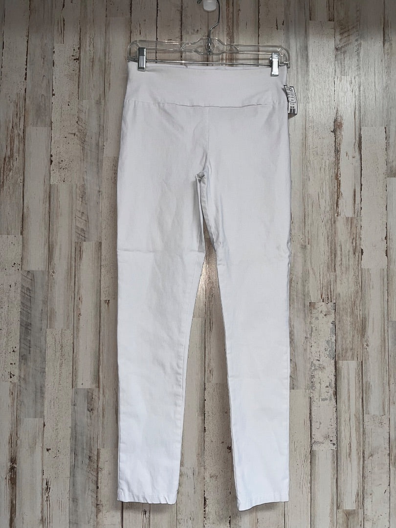 WHITE HYBRID STRETCH SKINNIES, LADIES M