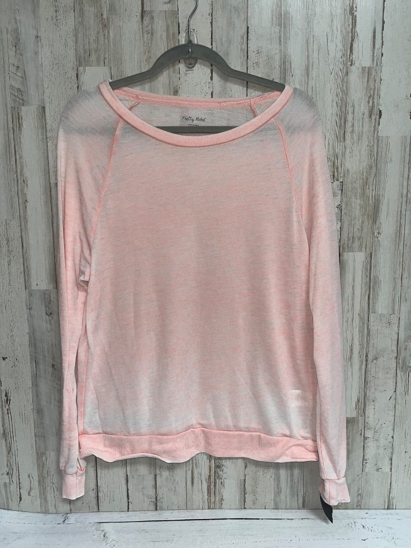PINK PRETTY REBEL THIN ACID WASHED LONG SLEEVE, LADIES M