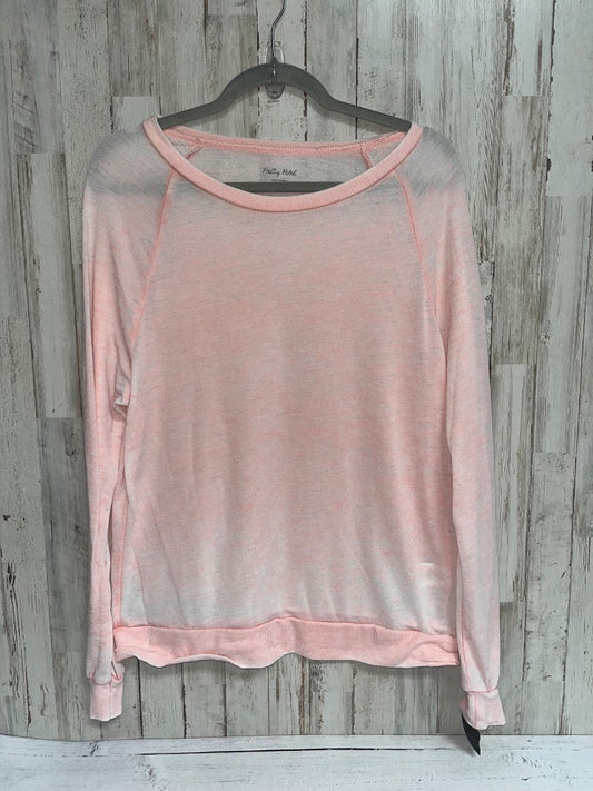 PINK PRETTY REBEL THIN ACID WASHED LONG SLEEVE, LADIES M