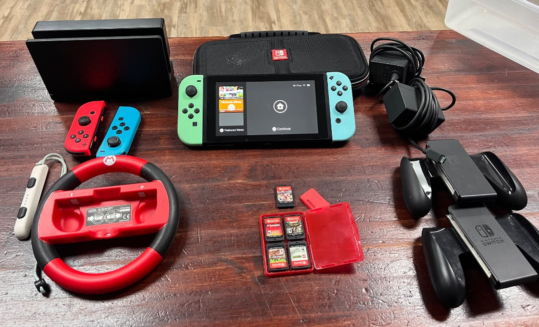 BLACK NINTENDO SWITCH BUNDLE