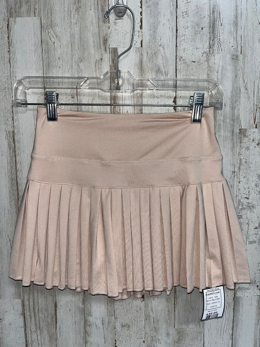 TAN GOLDHINGE PLEATED SKORT, LADIES XS
