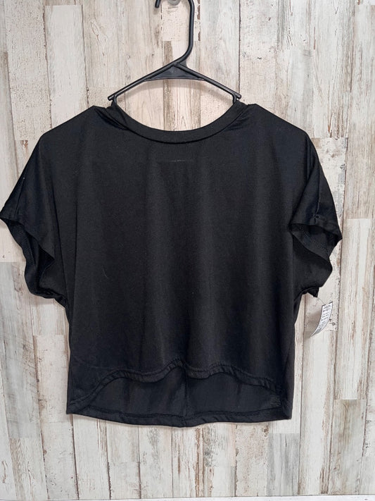 BLACK SHEIN BASIC CROP TEE, LADIES XS