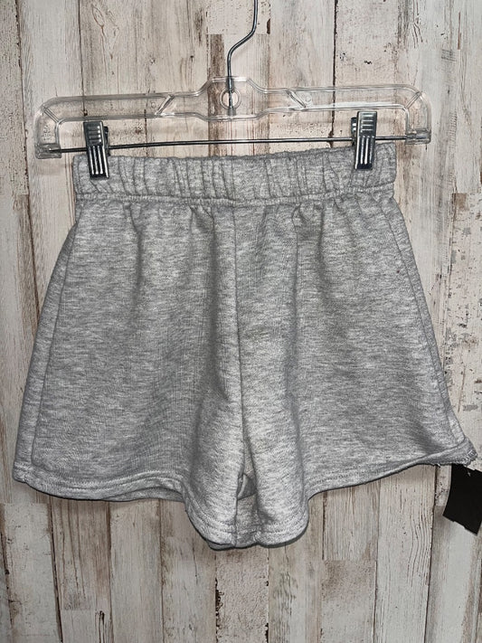 GREY SHEIN COTTON HEATHER SHORTS, LADIES XS