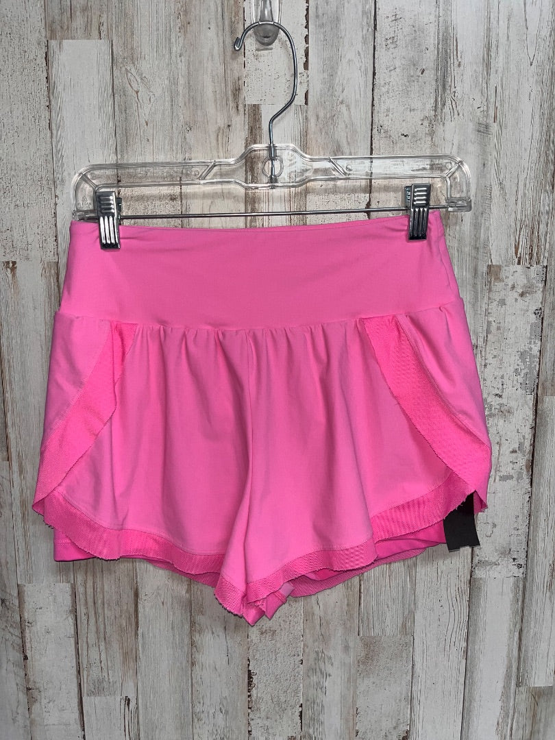 PINK INSPIRED SZ 6 MESH TRIM DRY FIT SHORTS, LADIES M