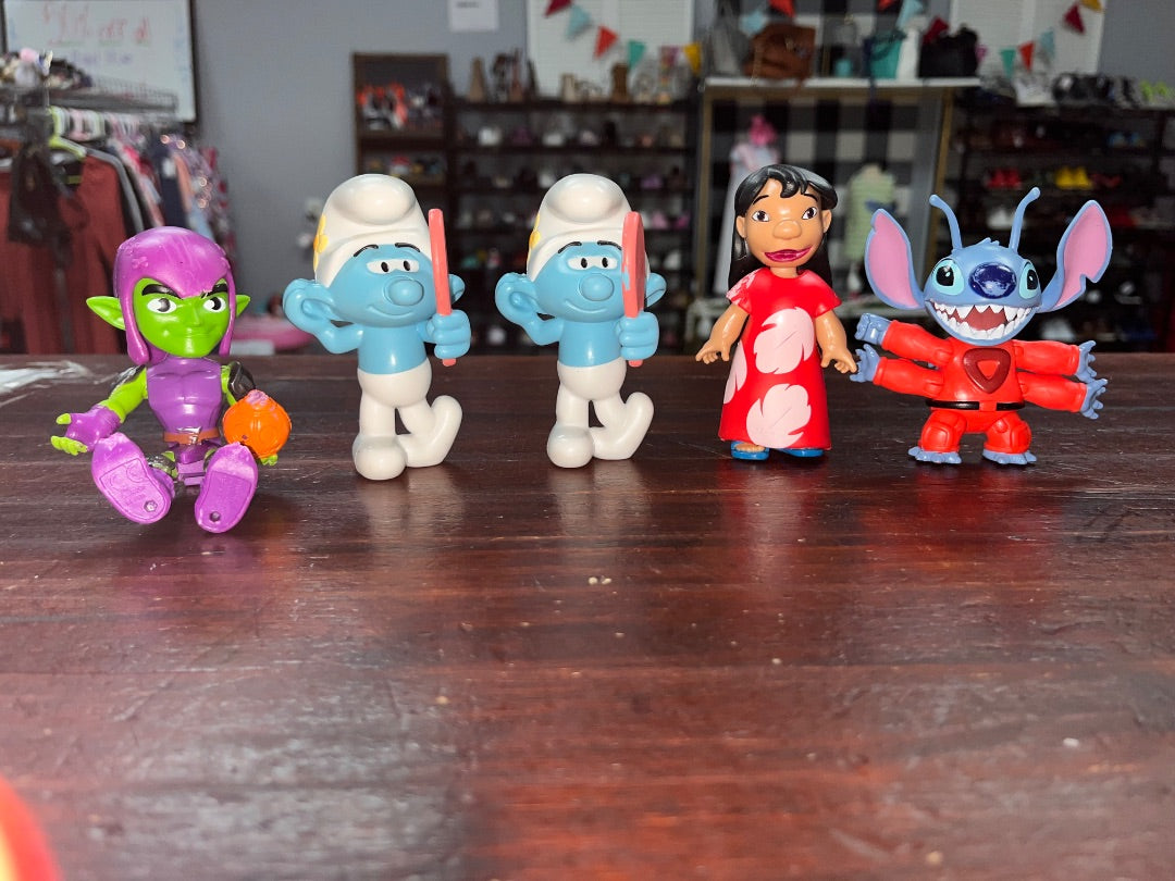 5PC MULTI CHARACTER SET