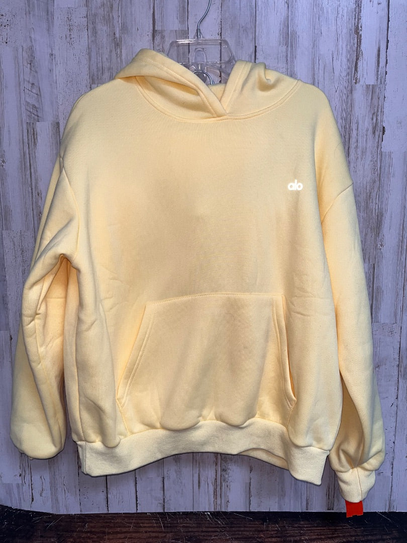 YELLOW INSPIRED 2PC LOGO HOODIE SET, LADIES L