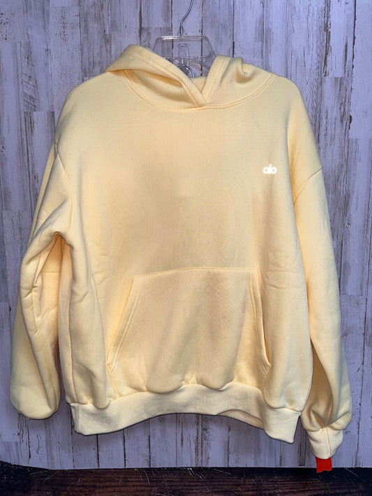 YELLOW INSPIRED 2PC LOGO HOODIE SET, LADIES L