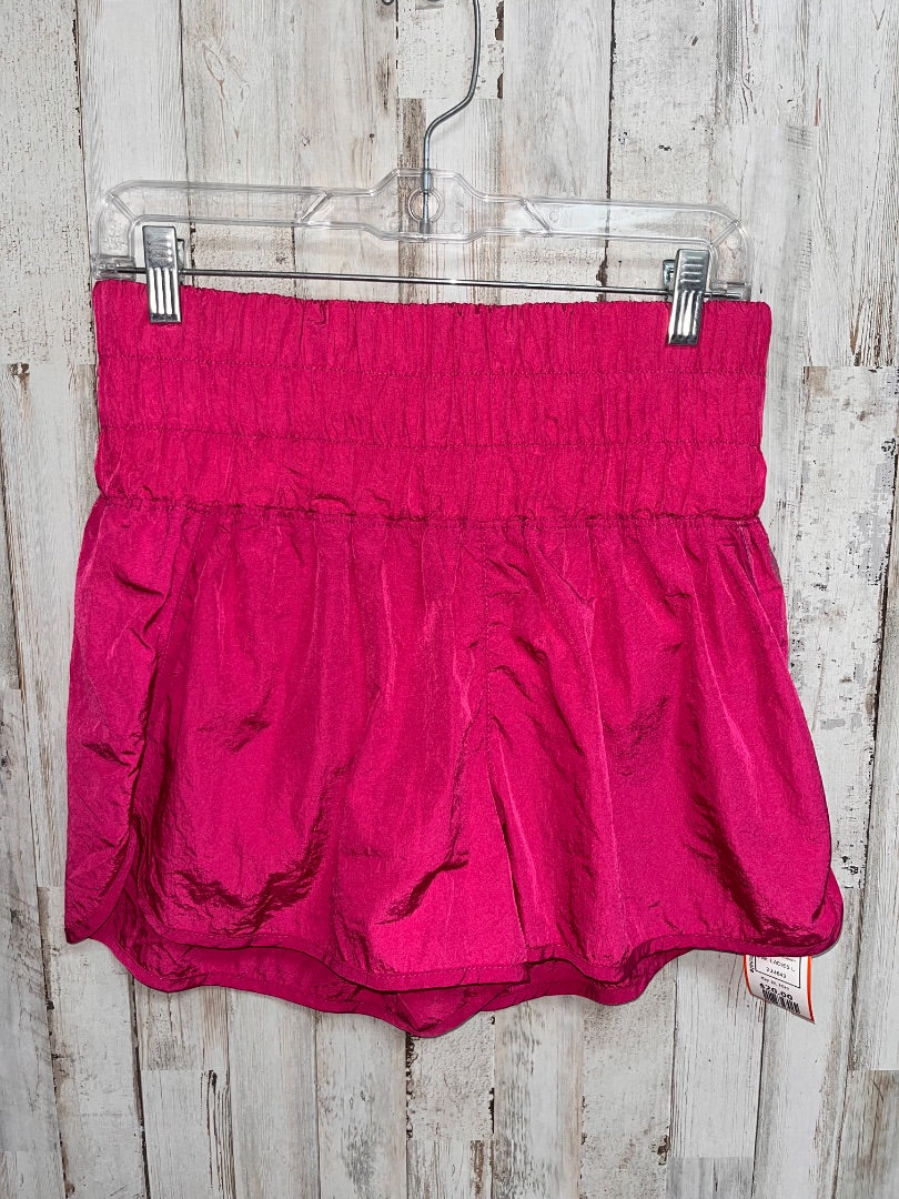 FUCHSIA FREE PEOPLE MOVEMENT DRY FIT SHORTS, LADIES L