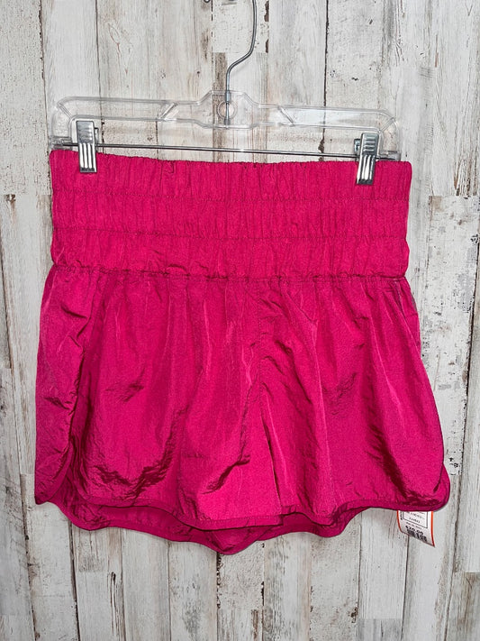 FUCHSIA FREE PEOPLE MOVEMENT DRY FIT SHORTS, LADIES L