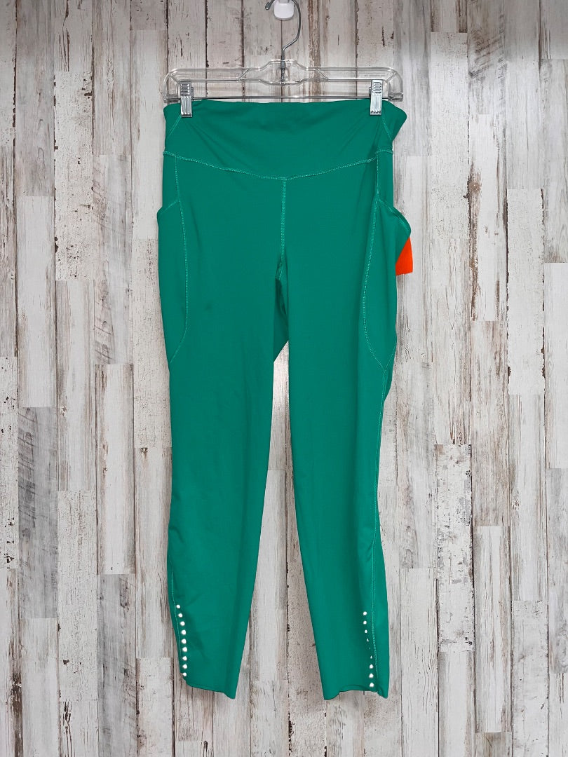 KELLY GREEN LULULEMON SZ 10 LEGGINGS, LADIES L