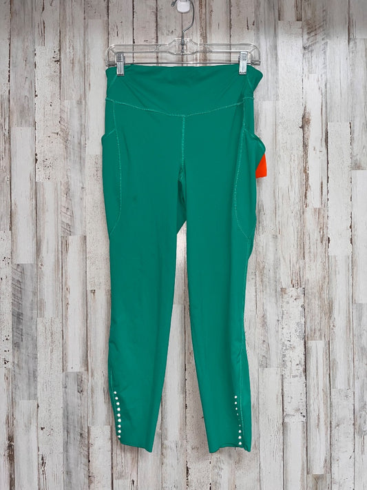 KELLY GREEN LULULEMON SZ 10 LEGGINGS, LADIES L