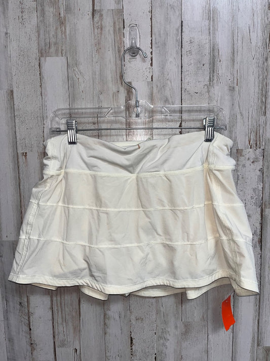 BUTTER YELLOW LULULEMON SZ 10 SKORT, LADIES L