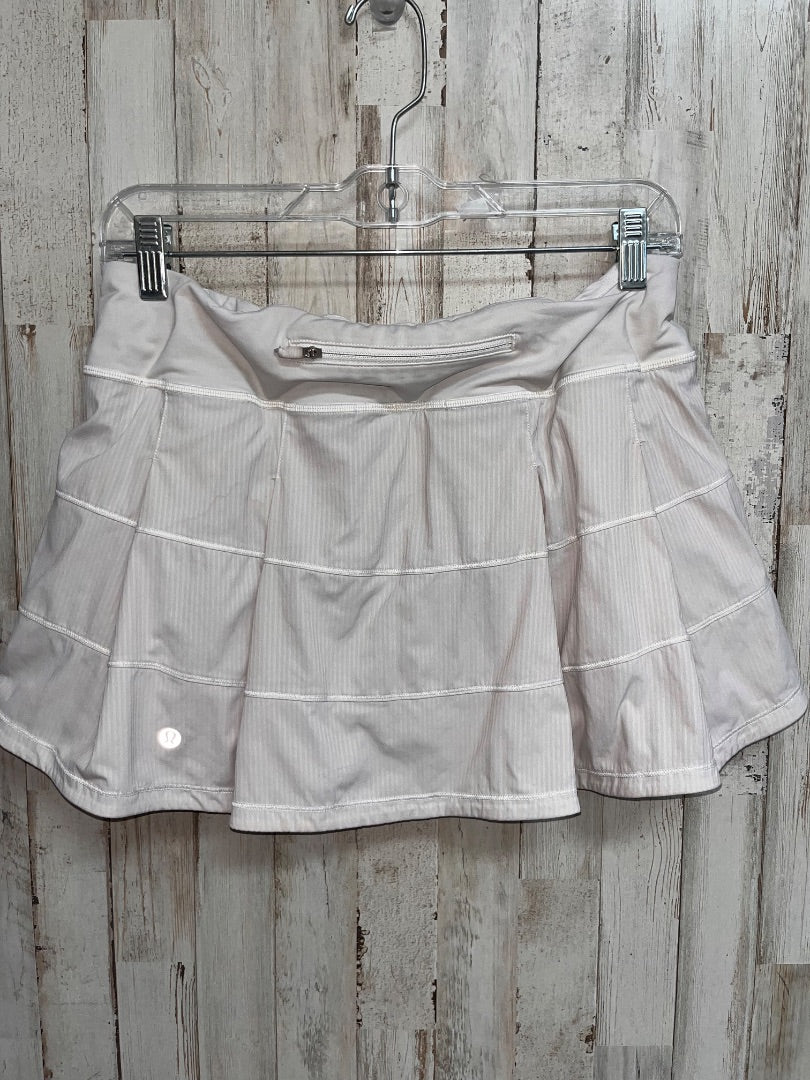 LIGHT GREY LULULEMON SZ 10 SKORT, LADIES L