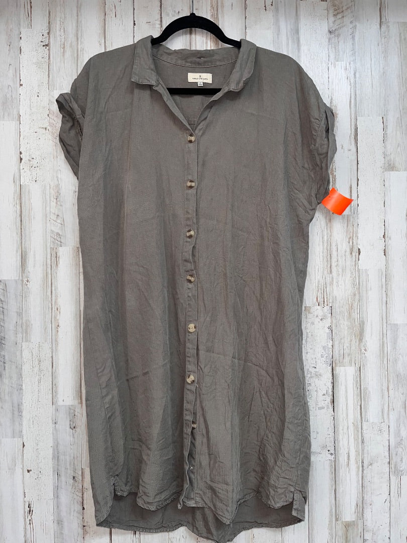 OLIVE THREAD & SUPPLY BUTTON UP DRESS, LADIES L