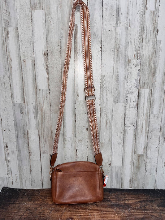 BROWN BOSTANTEN AZTEC STRAP CROSS BODY PURSE