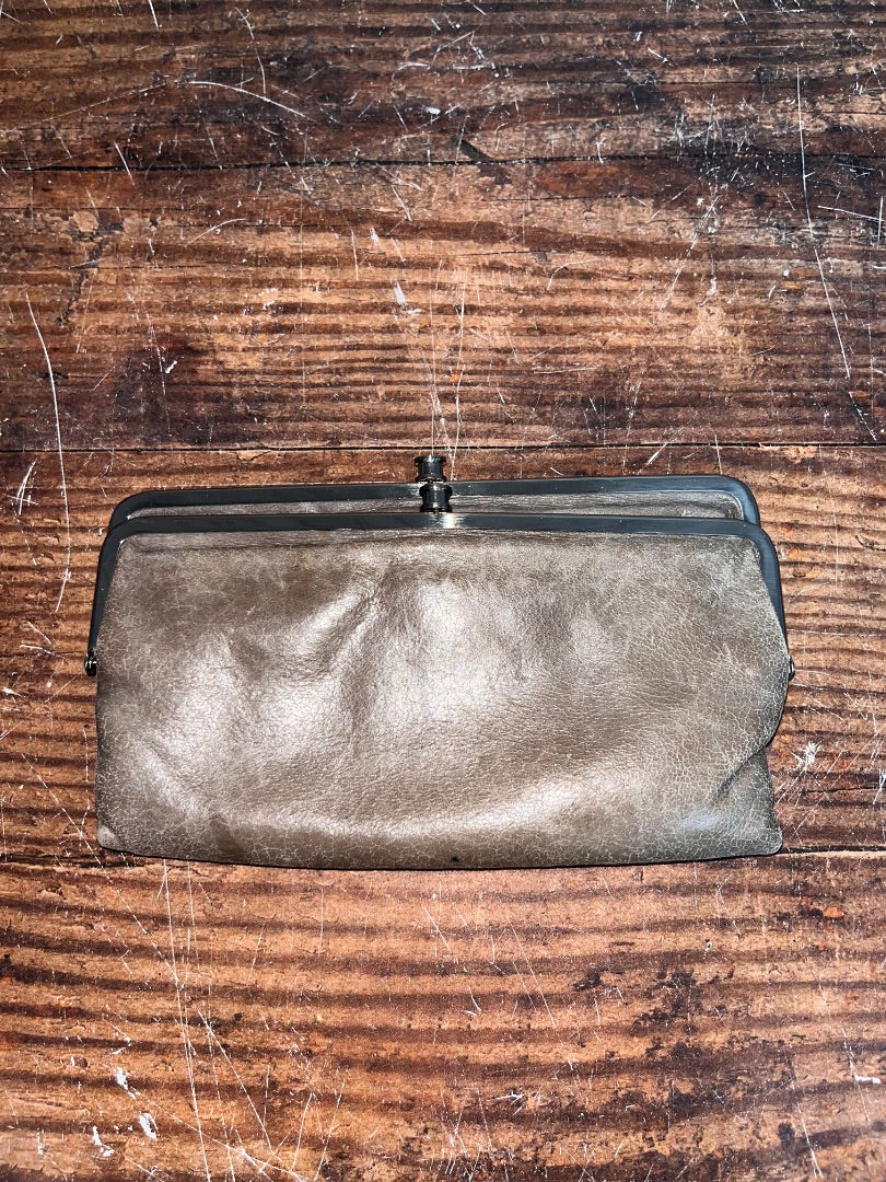OLIVE HOBO DOUBLE FOLD CLUTCH WALLET