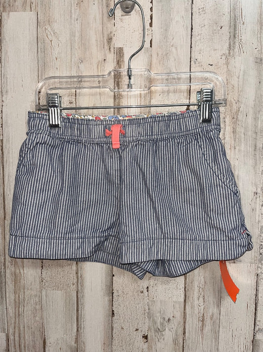 BLUE BODEN STRIPE CHAMBRAY SHORTS, GIRL 8