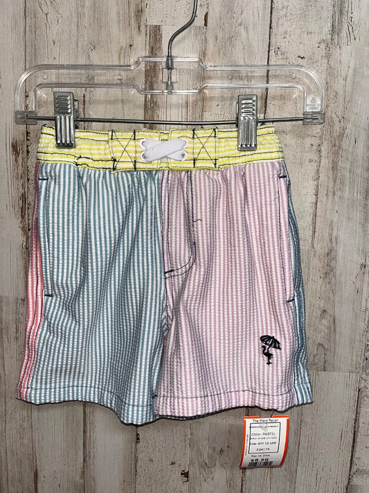 PASTEL SHADE CRITTERS SEERSUCKER SWIM SHORTS, BOY 12-18M