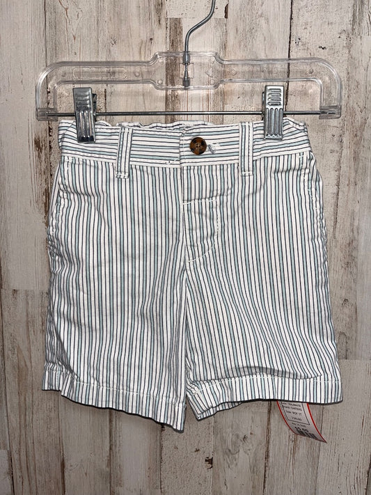 TEAL/WHITE CARTERS STRIPE SHORTS, BOY 3T