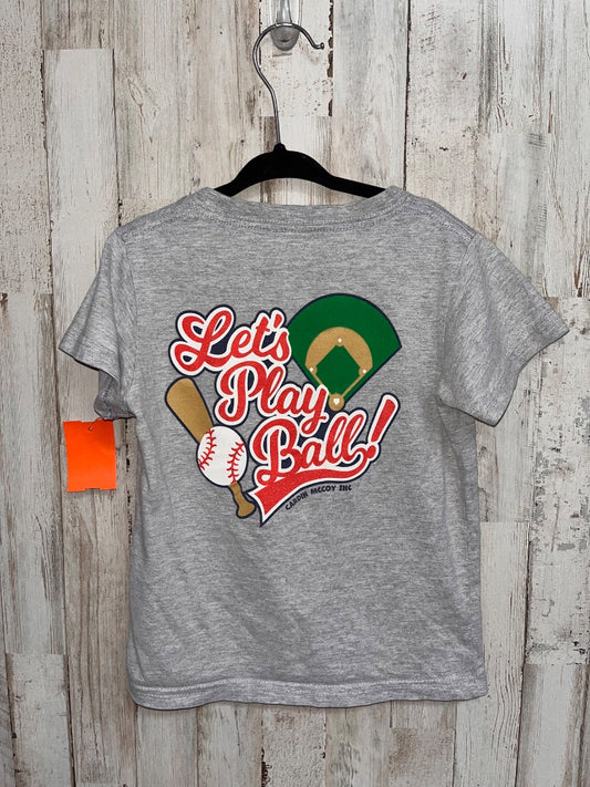 GREY CARDIN MCCOY PLAY BALL TEE, BOY 3T