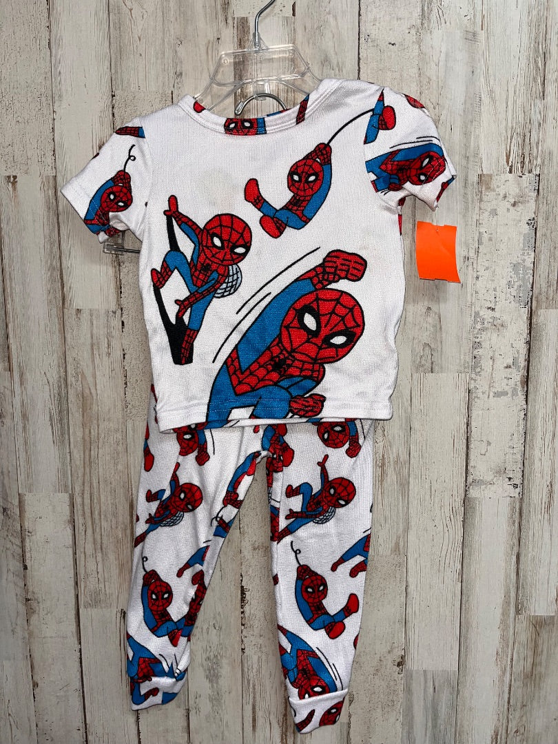 WHITE MARVEL SPIDERMAN PJ SET, BOY 3T