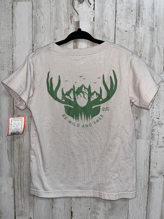 TAN CARDIN MCCOY WILD AND FREE TEE, BOY 4