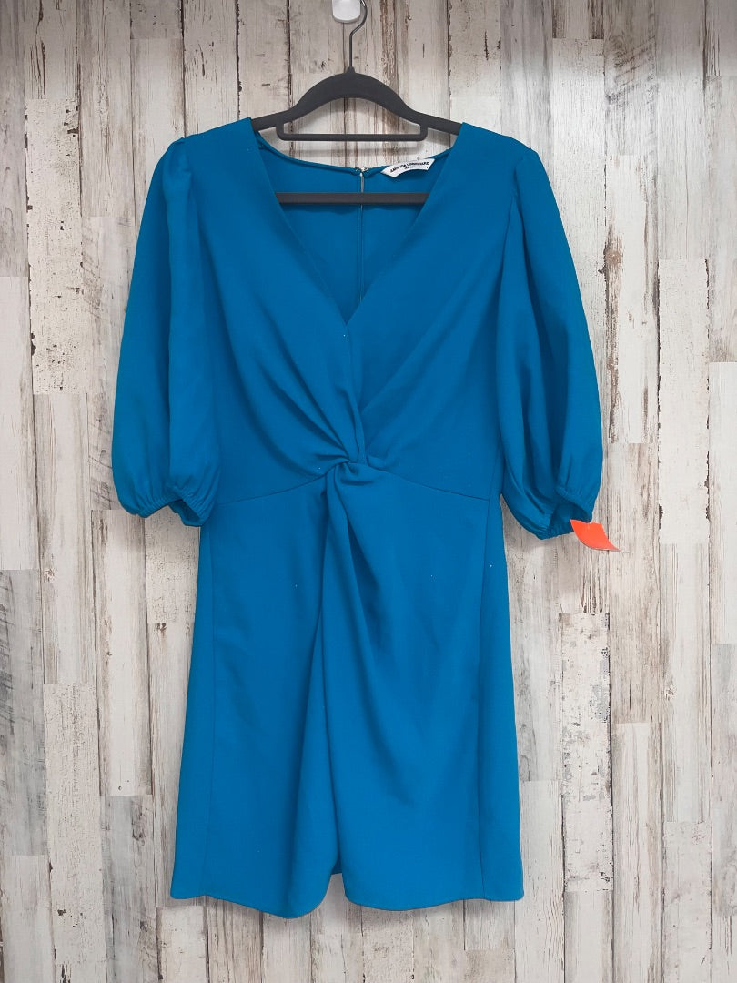 BLUE AMANDA UPRICHARD TWIST WAIST DRESS, LADIES S