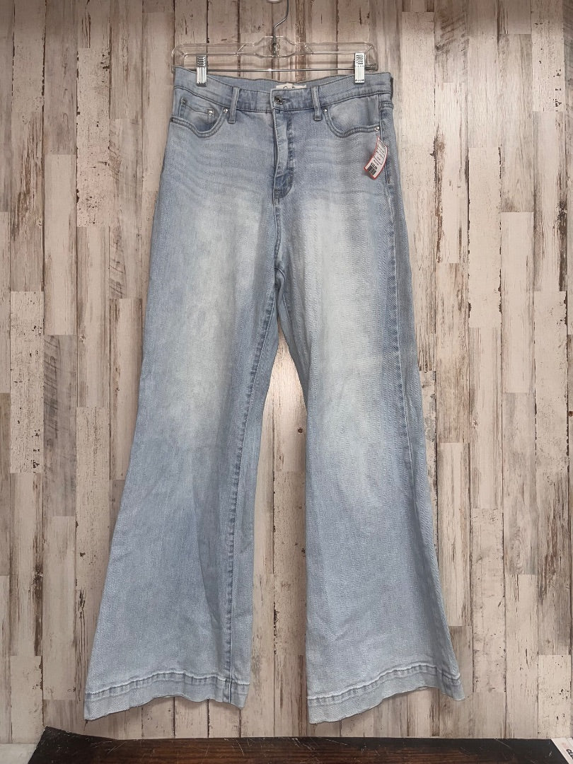 LIGHT DENIM JESSICA SIMPSON SZ 28 WIDE LEG TROUSER JEAN, LADIES M