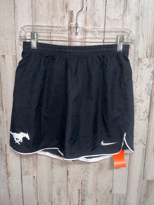 BLACK NIKE MUSTANGS DRY FIT SHORTS, BOY ADULT S