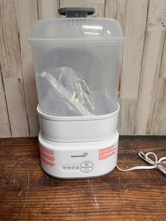 WHITE GROWNSY BOTTLE STERILIZER AND DRYER, BABY GEAR