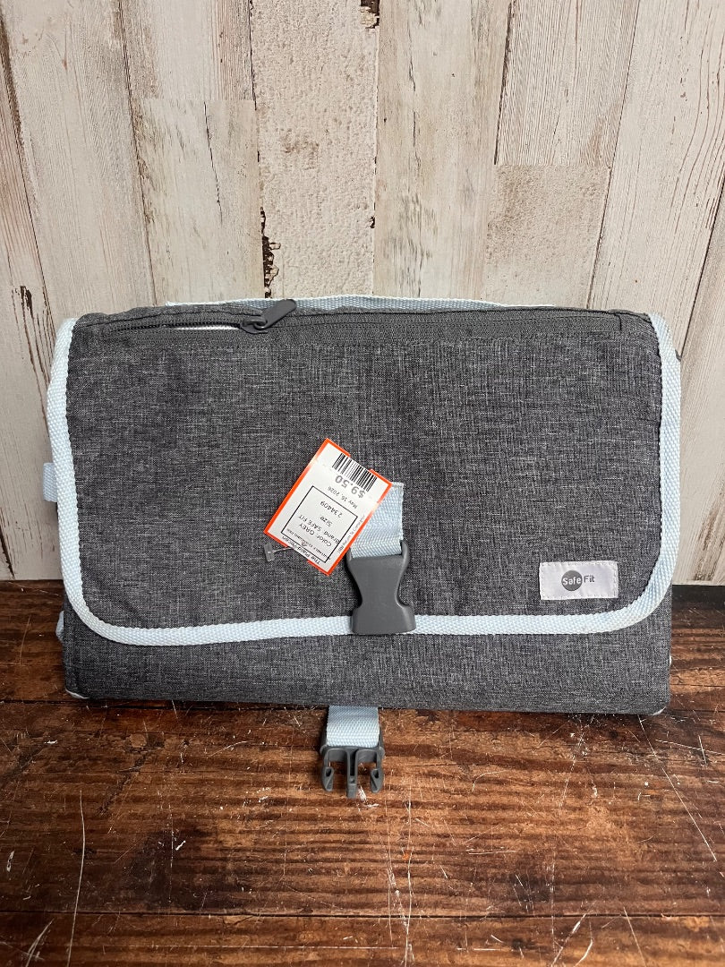GREY SAFE FIT PORTABLE CHANGING PAD