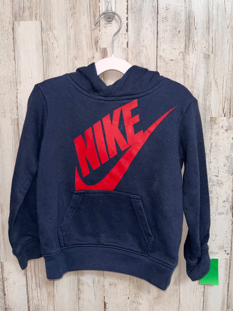 NAVY NIKE LOGO HOODIE, BOY 3T