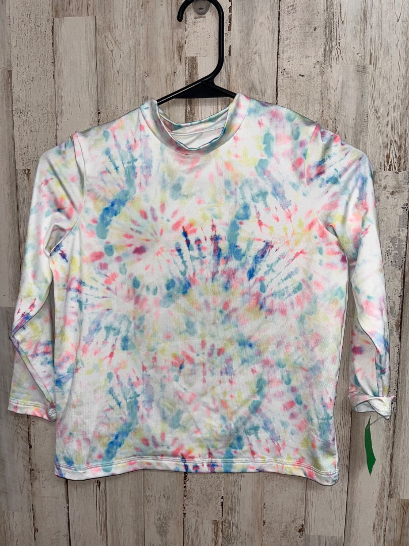 MULTI CAT & JACK TIE DYE SWIM SHIRT, GIRL 8 PLUS