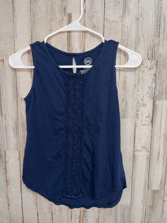 NAVY WONDER NATION LACE TRIM TANK, GIRL 10/12
