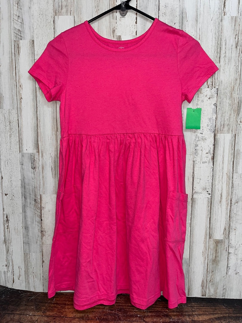 FUCHSIA WONDER NATION COTTON DRESS, GIRL 10/12