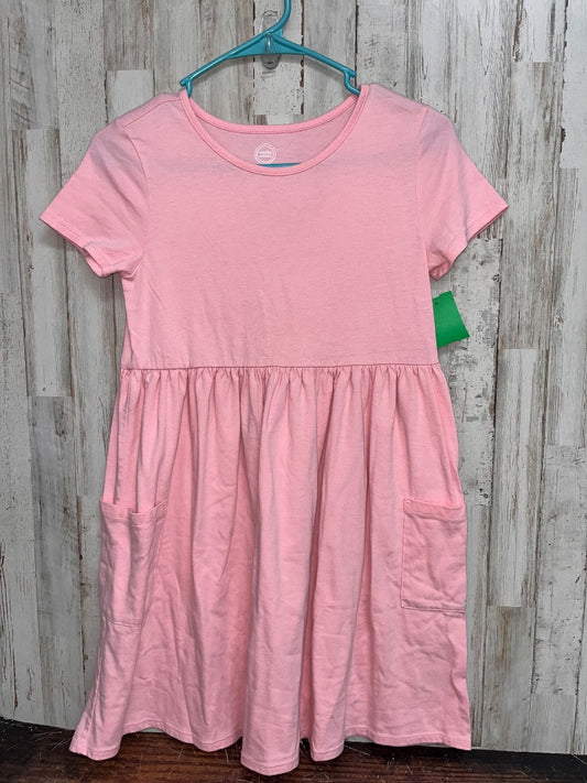 LIGHT PINK WONDER NATION COTTON DRESS, GIRL 10/12
