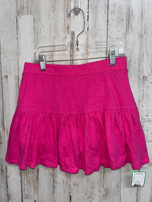PINK CHILDRENS PLACE TIER COTTON SKORT, GIRL 14