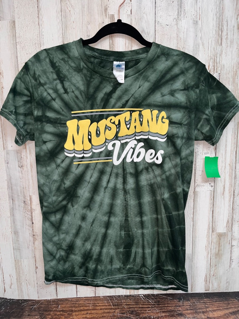 GREEN COLORTONE MUSTANG VIBES TEE, LADIES S