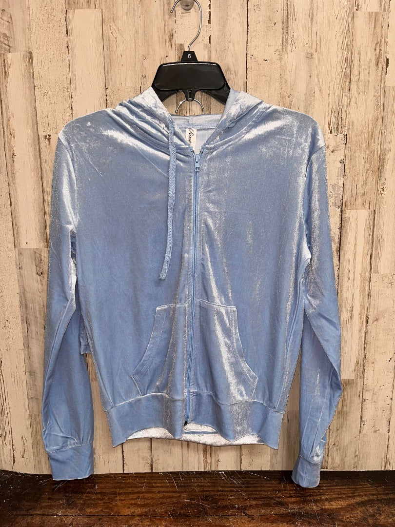 LIGHT BLUE ROSIO 2PC VELOUR SET, LADIES S