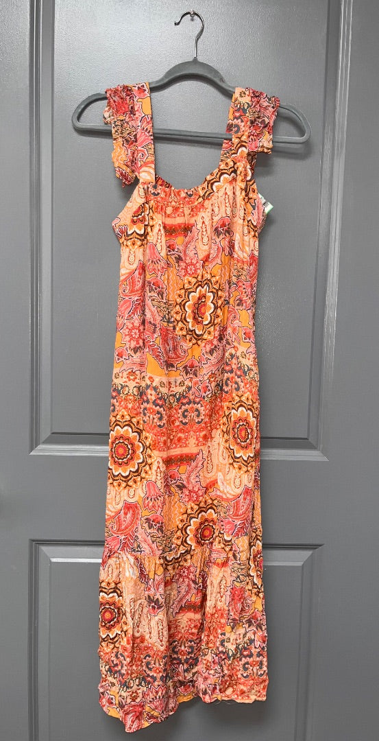 ORANGE KNOX ROSE PAISLEY MAXI, LADIES S