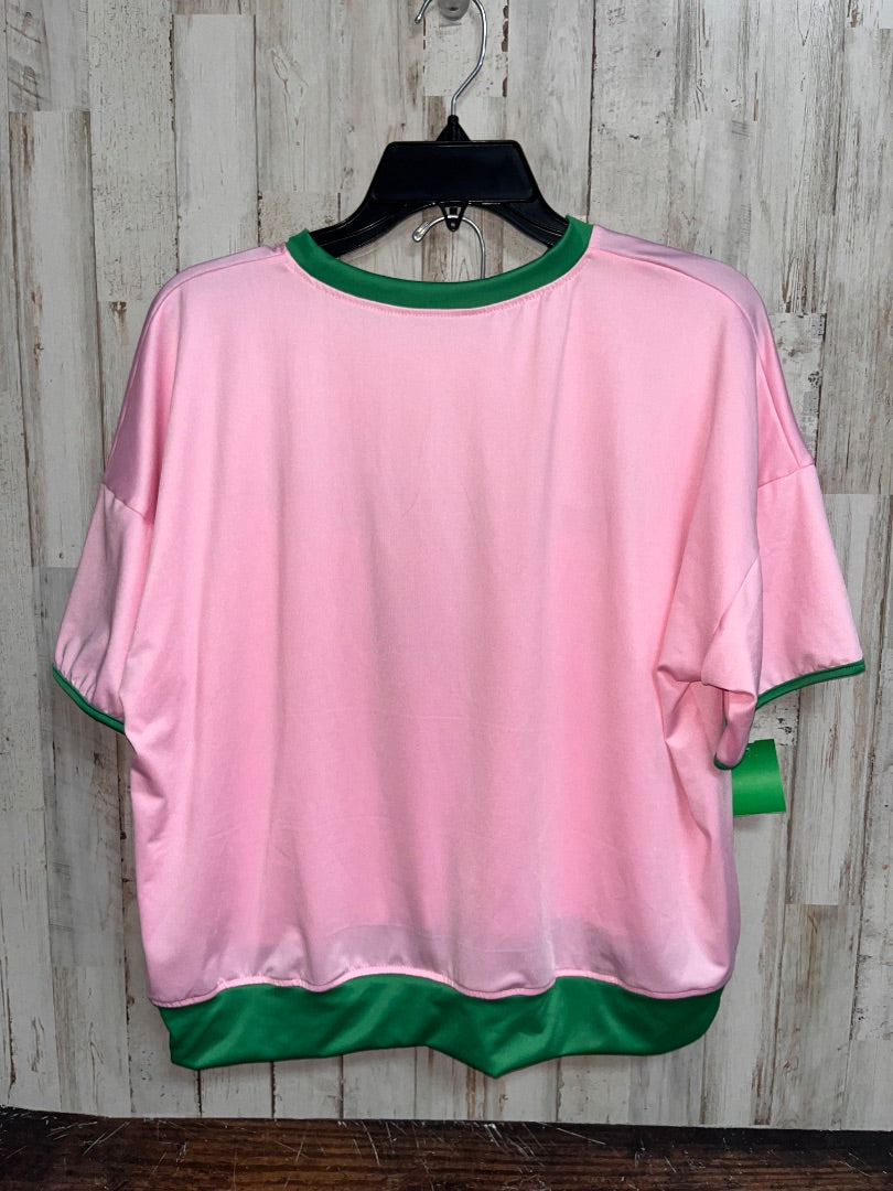 PINK/GREEN  2PC SKORT SET, LADIES M