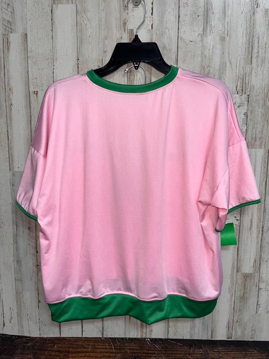 PINK/GREEN  2PC SKORT SET, LADIES M