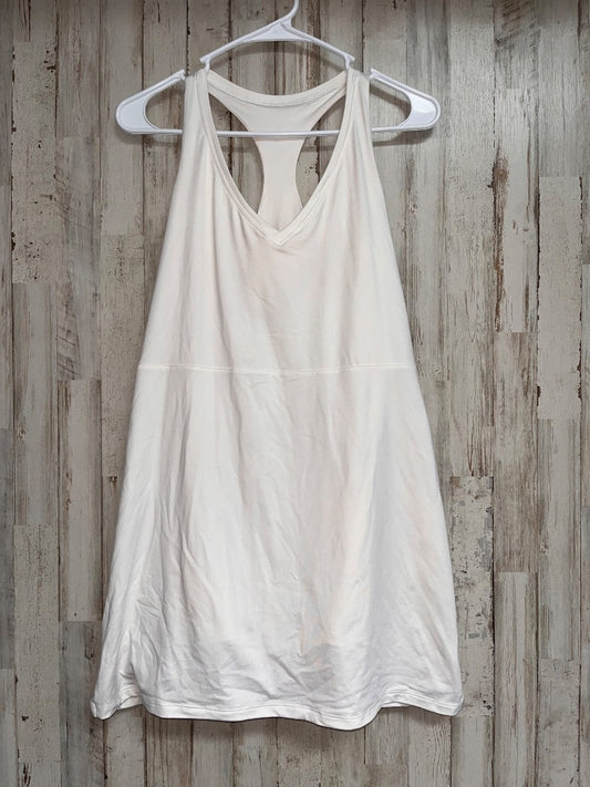 WHITE ALL IN MOTION ATHLETIC TANK DRESS, LADIES M