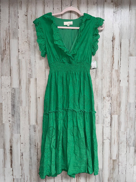 KELLY PINCH EYELIT TIER DRESS, LADIES M