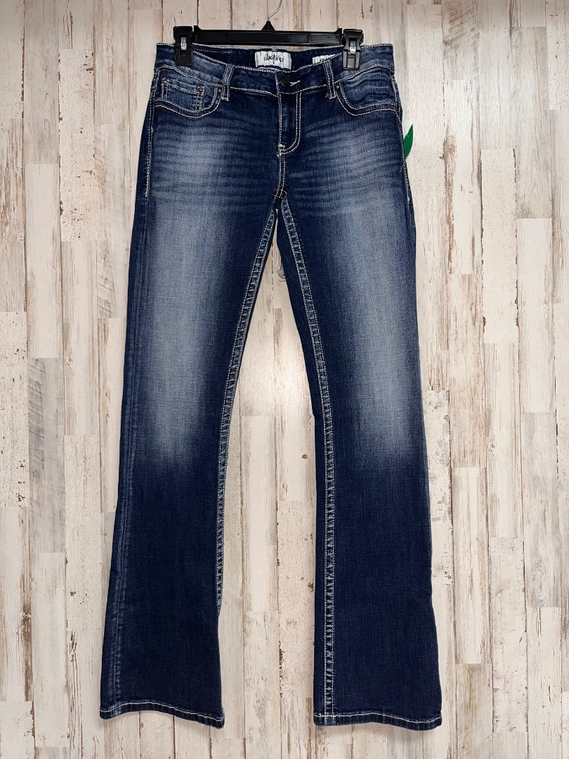 DARK DENIM DAYTRIP 28 L VIRGO BOOTCUT JEANS, LADIES L