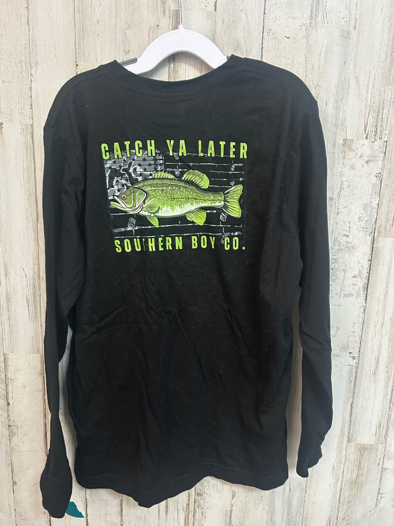 BLACK SOUTHERN BOY CATCH YA LATER LONG SLEEVE, BOY 8/10