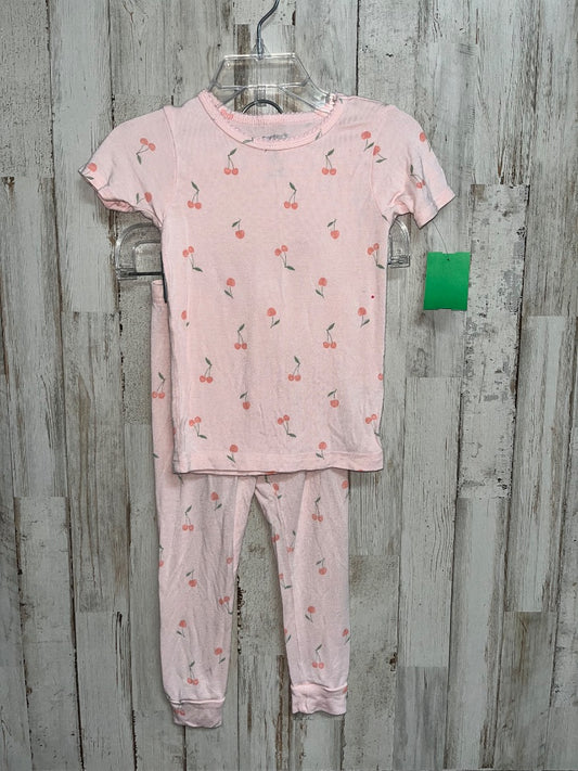 PINK CARTERS CHERRY PJ SET, GIRL 18M